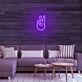 Hand mit Peace Zeichen LED-Neonschild Wohnzimmer Schlafzimmer