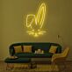 Hasengesicht LED-Neonschild Wohnzimmer Kinderzimmer