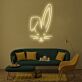 Hasengesicht LED-Neonschild Wohnzimmer Kinderzimmer