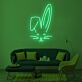 Hasengesicht LED-Neonschild Wohnzimmer Kinderzimmer