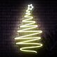 Weihnachtsbaum mit Stern LED-Neonschild Wohnzimmer Weihnachtsdeko