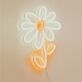 Gänseblümchen LED-Neonschild Wohnzimmer Schlafzimmer
