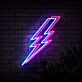 Blitzsymbol LED-Neonschild für Wohnzimmer und Bar