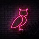 Eule LED-Neonschild Wohnzimmer Bar