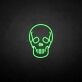 Totenkopf LED-Neonschild für Bar und Club