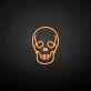 Totenkopf LED-Neonschild für Bar und Club