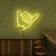 Shaka Handzeichen LED-Neonschild Bar Club