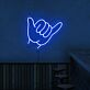Shaka Handzeichen LED-Neonschild Bar Club