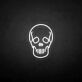 Totenkopf LED-Neonschild für Bar und Club