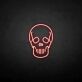 Totenkopf LED-Neonschild für Bar und Club