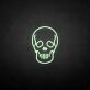 Totenkopf LED-Neonschild für Bar und Club
