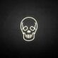 Totenkopf LED-Neonschild für Bar und Club
