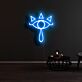 Auge mit Krone Symbol LED-Neonschild Wohnzimmer Gamingzimmer