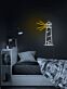 Leuchtturm LED-Neonschild für Schlafzimmer und Wohnzimmer