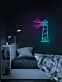 Leuchtturm LED-Neonschild für Schlafzimmer und Wohnzimmer
