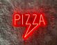 Pizza Blitz LED Neonschild