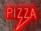 Pizza Blitz LED Neonschild