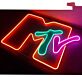 MTV LED-Neonschild für Bar und Musikstudio