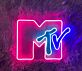 MTV LED-Neonschild für Bar und Musikstudio