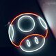 Pilzsymbol aus Videospiel LED-Neonschild Gamingzimmer