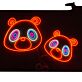 Panda Gesicht LED-Neonschild Kinderzimmer Wohnzimmer