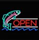 OPEN LED-Neonschild für Restaurant Fischladen