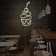 Cupcake mit Kirsche LED-Neonschild