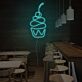 Cupcake mit Kirsche LED-Neonschild