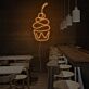 Cupcake mit Kirsche LED-Neonschild