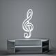 Violinschlüssel LED-Neonschild Musikstudio Wohnzimmer