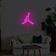 Basketballspieler Silhouette LED-Neonschild für Wohnzimmer Sportzimmer