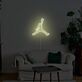 Basketballspieler Silhouette LED-Neonschild für Wohnzimmer Sportzimmer