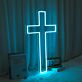 Kreuz LED-Neonschild für Wohnzimmer Andachtsraum