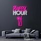 Happy Hour LED-Neonschild für Bar und Wohnzimmer