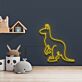 Känguru LED-Neonschild für Kinderzimmer