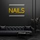 NAILS LED-Neonschild für Nagelstudio Salon