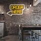 ORDER HERE LED-Neonschild für Café Restaurant