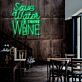 Save Water Drink Wine LED-Neonschild für Bar und Restaurant