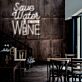 Save Water Drink Wine LED-Neonschild für Bar und Restaurant