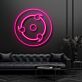 Fantasiemotiv mit kreisförmigem Symbol LED-Neonschild Wohnzimmer Gamingzimmer