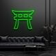 Torii Torbogen LED-Neonschild Wohnzimmer Büro