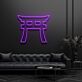 Torii Torbogen LED-Neonschild Wohnzimmer Büro
