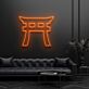 Torii Torbogen LED-Neonschild Wohnzimmer Büro