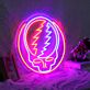 Totenkopf mit Blitzsymbol LED-Neonschild für Bar Club