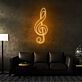 Violinschlüssel LED-Neonschild Wohnzimmer Musikstudio