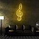 Violinschlüssel LED-Neonschild Wohnzimmer Musikstudio