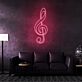 Violinschlüssel LED-Neonschild Wohnzimmer Musikstudio