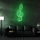 Violinschlüssel LED-Neonschild Wohnzimmer Musikstudio