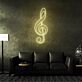 Violinschlüssel LED-Neonschild Wohnzimmer Musikstudio