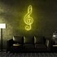Violinschlüssel LED-Neonschild Wohnzimmer Musikstudio